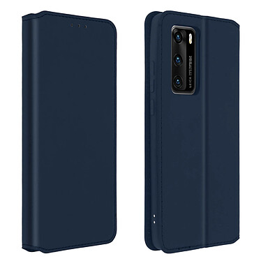 Avizar Housse Huawei P40 Étui Folio Portefeuille Fonction Support bleu