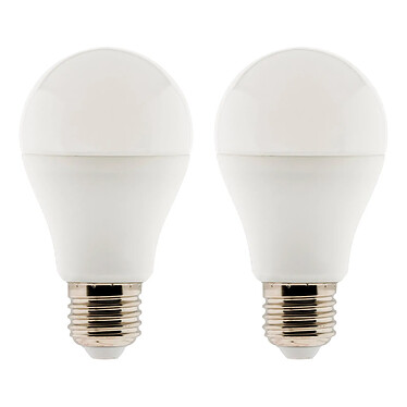 Elexity - Lot de 2 ampoules LED Standard  6W E27 470lm 2700K (Blanc chaud)