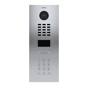 Doorbird - Portier vidéo IP avec lecteur de badge RFID saillie - D2101KV-V2-SP Inox