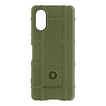 Avizar Coque pour Sony Xperia 5 V Silicone Antichoc Motif en relief  Vert Kaki