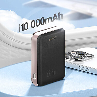 Acheter LinQ Batterie Externe 15W MagSafe 10000 mAh Power Delivery 20W Noir