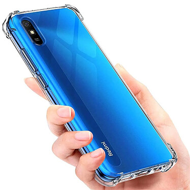 Evetane Coque Xiaomi Redmi 9A Anti-Chocs avec Bords Renforcés en silicone transparente Motif pas cher