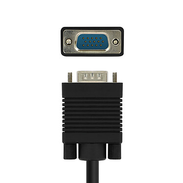 LinQ Câble VGA mâle vers VGA mâle Adaptateur Vidéo 20m  Noir pas cher