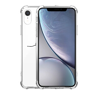 Avis LaCoqueFrançaise Coque iPhone Xr anti-choc souple angles renforcés transparente Motif Coeur Noir Amour