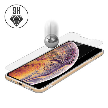 Avizar Coque Transparent avec film pour Apple iPhone XS Max pas cher