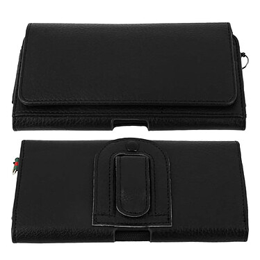 Avizar Housse ceinture Smartphone 6'' Étui Porte-cartes Passant-ceinture & Clip - Noir