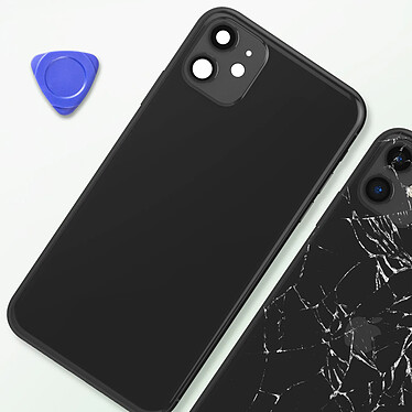 Acheter Clappio Châssis iPhone 11 avec Vitre arrière de remplacement Noir