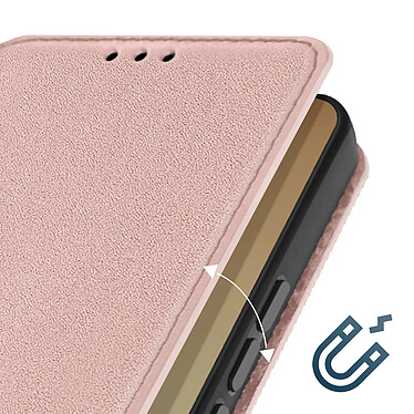 Avizar Étui pour Xiaomi Redmi Note 13 Pro 4G Porte-carte Support Vidéo Rose Champagne pas cher