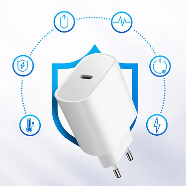 Acheter Avizar Chargeur Secteur USB-C Power Delivery 20W Charge Rapide et Sécurisée  Blanc