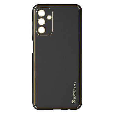 Avizar Coque pour Samsung Galaxy A13 5G et A04s Simili Cuir Polycarbonate Rigide Noir