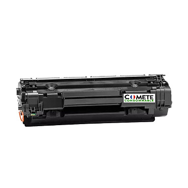 COMETE - HP 35A - 1 Toner Compatible avec HP 35A CB435A pour Imprimante HP - Noir - Marque française