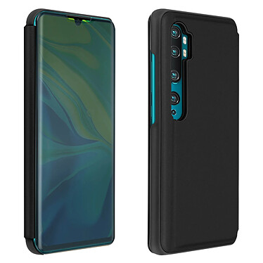 Avizar Housse Xiaomi Mi Note 10/Note 10 Pro Clapet Effet Miroir Support Vidéo