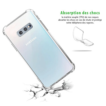 Avis Evetane Coque Samsung Galaxy S10e Antichoc Silicone + 2 Vitres en verre trempé Protection écran