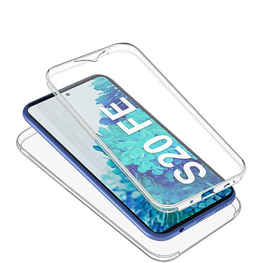 Acheter Evetane Coque Samsung Galaxy S20 FE 360° intégrale Protection avant et arrière silicone transparente Motif