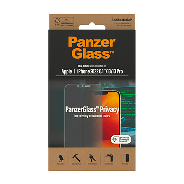 Acheter PanzerGlass Verre de protection Privacy pour iPhone 14/13/13 Pro (PG-P2771)