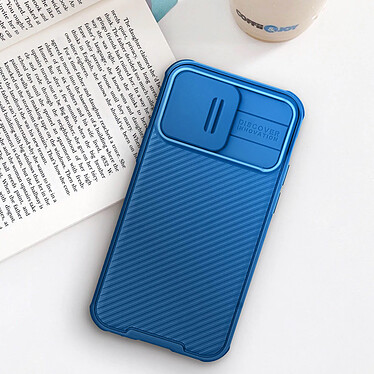 Avis Nillkin Coque pour iPhone 13 Pro Hybride Cache Caméra CamShield Pro  Bleu