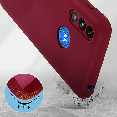 Avis Avizar Coque Motorola Moto E7i Silicone Semirigide Finition Soft Touch Fine Fuschia