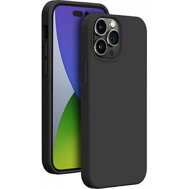 BigBen Connected Coque pour iPhone 14 Pro en Silicone SoftTouch Noir