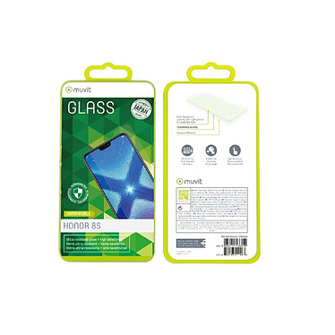 Avis Muvit Verre de protection d'écran pour Honor 8S/Huawei Y5 2019 Plat Anti-rayures Transparent