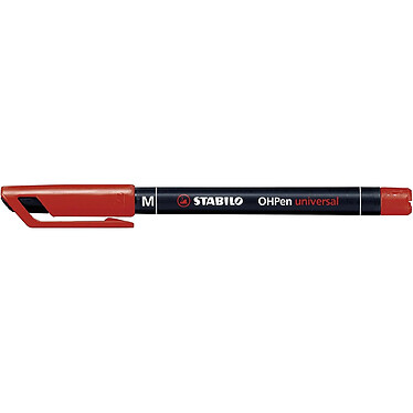 STABILO Feutre pour films OHPen universal, permanent, rouge x 10