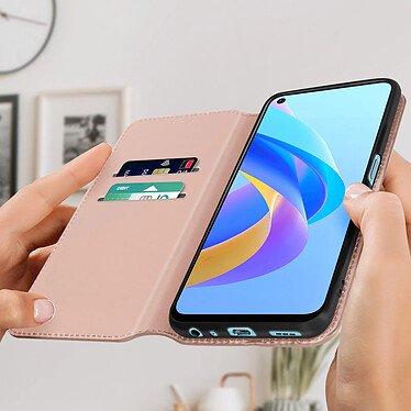 Avis Avizar Housse pour Oppo A76, A96 et Realme 9i Clapet Portefeuille Fonction Support Vidéo  rose