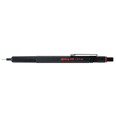 ROTRING Porte-mine 600 Haute Qualité Corps Métal 0,7 mm, noir