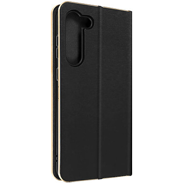 Avizar Étui pour Samsung Galaxy S23 Plus Porte-carte et Support vidéo  Noir et Doré