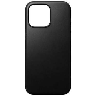 Nomad Coque Modern Cuir pour iPhone 15 Pro Max Pro Noir