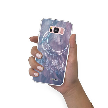 Avis Evetane Coque Samsung Galaxy S8 360 intégrale transparente Motif Lune Attrape Rêve Tendance