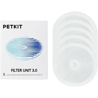 PETKIT Filtre pour fontaine à eau pour Chat et Chien, 5 pièces - EVERSWEET 2.0 & 3.0 & CYBERTAIL