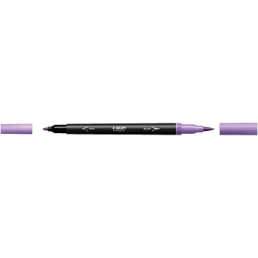 Avis BIC Pack durable 6 feutres INTENSITY BRUSH 2 en 1 PASTEL Double pointe