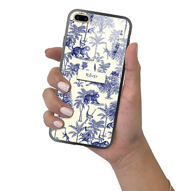 LaCoqueFrançaise Coque iPhone 7 Plus/ 8 Plus Coque Soft Touch Glossy Botanic Rêve Design pas cher