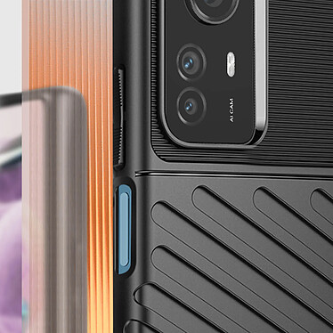 Acheter Avizar Coque Souple pour Xiaomi Redmi Note 12S Design Strié Antidérapant Noir