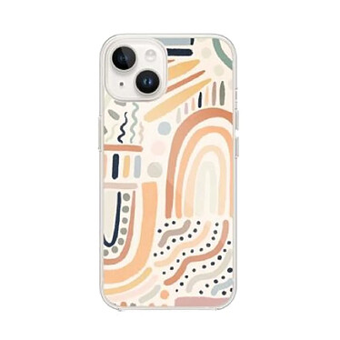 BigBen Connected Coque pour iPhone 13/14 en Résine Sahel Multicolore