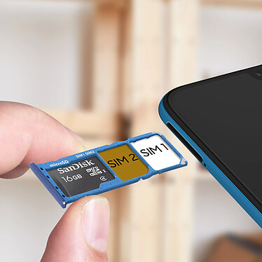 Avis Clappio Tiroir Carte SIM de Remplacement pour Samsung Galaxy A50 Bleu