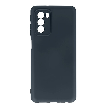 Avizar Coque pour Motorola Moto G51 5G Silicone Semi-rigide Finition Soft-touch Fine  bleu nuit