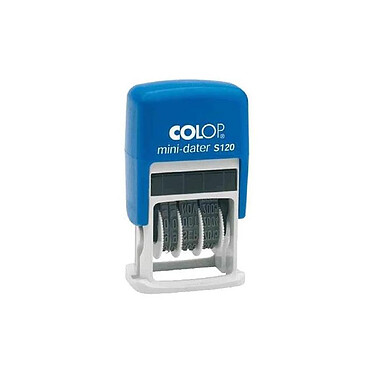 COLOP Mini dateur S120 mois en lettres, Hauteur de caractère 4mm