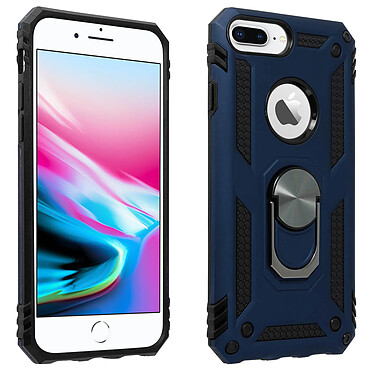 Avizar Coque iPhone 6 Plus et 6S Plus et 7 Plus et 8 Plus Bague Support bleu nuit