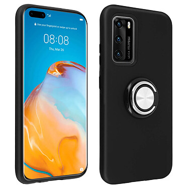 Avizar Coque Huawei P40 Antichoc Bague Maintien Support Vidéo noir