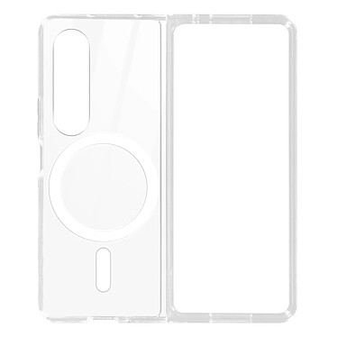 Avizar Coque MagSafe pour Samsung Galaxy Z Fold 4 Rigide  Transparent