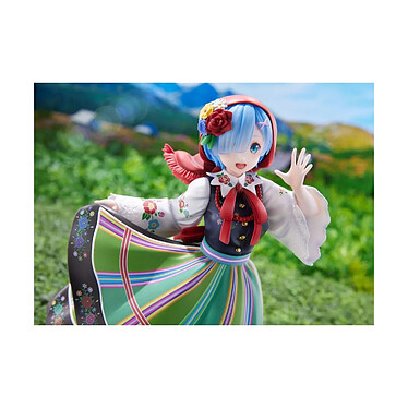 Re:Zero Starting Life in Another World - Statuette 1/7 Rem Country Dress Ver. 23 cm pas cher