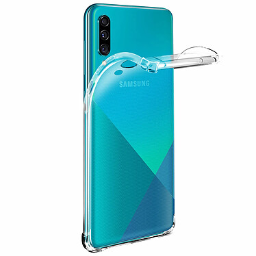 Avizar Coque Samsung Galaxy A50 / A30s Silicone Flexible Coins Bumper Transparent pas cher