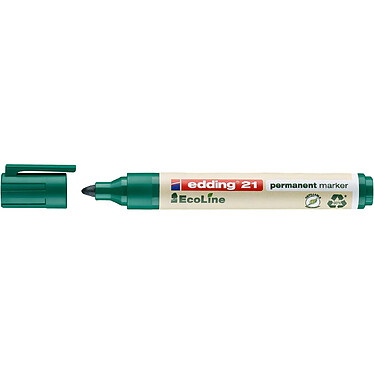 EDDING Marqueur Permanent 21 Ecoline Vert 1,5-3 mm x 10