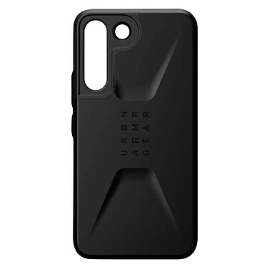 UAG Coque pour Samsung Galaxy S22 Plus Civilian Series Antichoc Hybride Design robuste noir