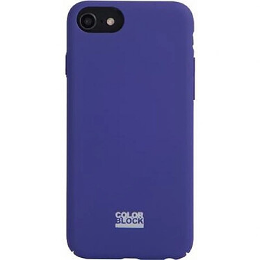 Color Block Coque pour iPhone SE/8/7/6S/6 Rigide Soft Touch Violet