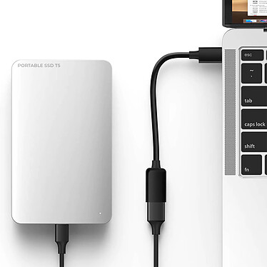 Acheter Avizar Adaptateur USB Femelle vers USB-C Mâle Connexion Fluide Compact Noir