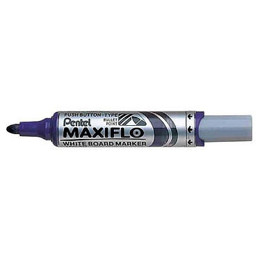 PENTEL Marqueur Tableau Blanc MAXIFLO MWL5M Pointe 2,5mm Violet x 12