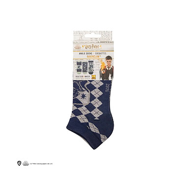 Harry Potter - Pack 3 paires de socquettes Ravenclaw pas cher