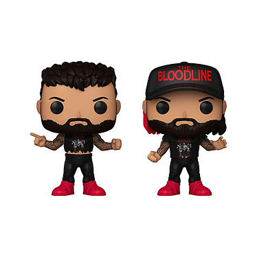 WWE - Pack 2 Figurines POP! Uso Brothers 9 cm