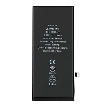 Clappio Batterie de remplacement pour iPhone XR 2942mAh Li-ion